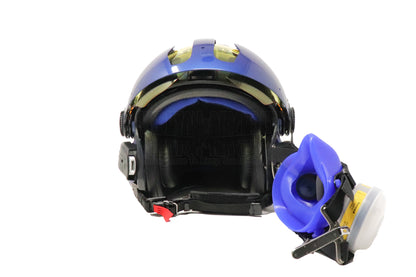 EVO 252 COAST GUARD BLUE GLOSS w/ OXYGEN RECEIVERS, RESPIRATOR MIC & BOSE A20