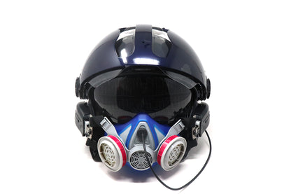 EVO 252 NAVY GLOSS w/ OXYGEN RECEIVERS, RESPIRATOR MIC & BOSE A20